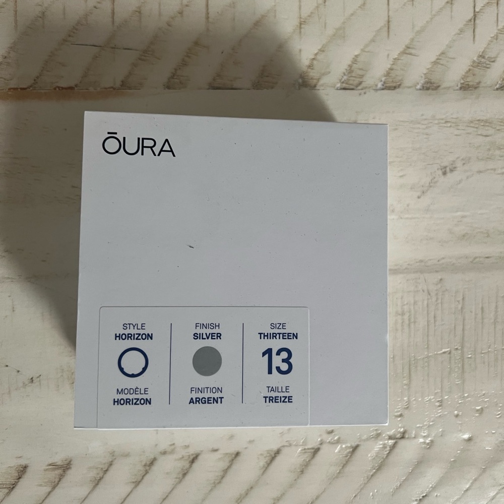 ŌURA Silver Horizon Ring